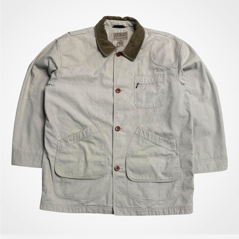 Vintage L.L. Bean Flannel Lined Barn Coat